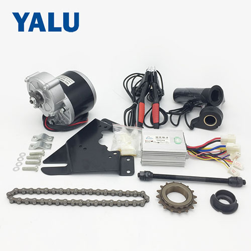 Lithium Ebike Conversion Kit 350W 24V Geared Motor DIY Side Mounted