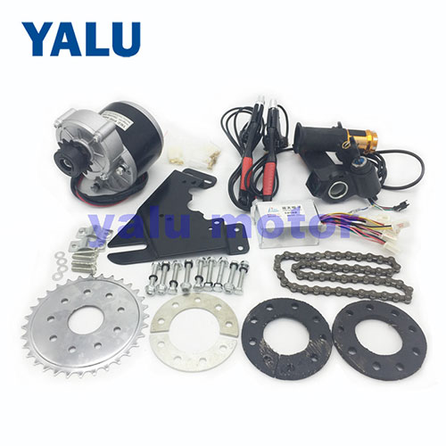 Motorized Bicycle Conversion Kit with 12T Left Freewheel Drive Motor