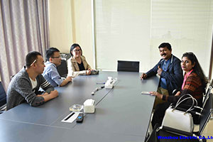 Welcome India Client Visit our Factory