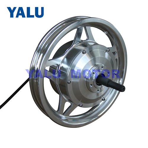 12 inch aluminum alloy integrated Hub wheel motor 24V with high speed
