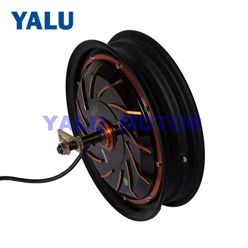 12inch 2000W high power E-motorcycle motor with full disk drum brake