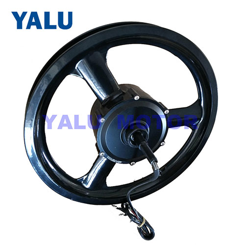 14 inch rear wheel drive disc brake hub motor with integrated wheel