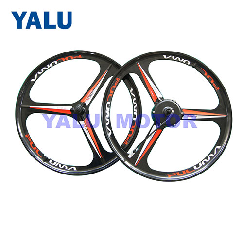 26 inch magnesium alloy three-knife integrated hub wheel motor