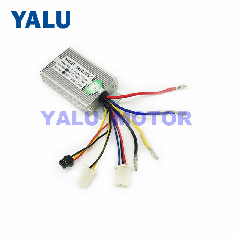 Electric Brushed Motor Speed Controller 24V 250W with PAS Sensor Port