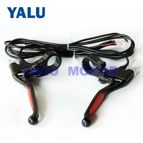 Electric bike brake lever red color full aluminum scooter accessories