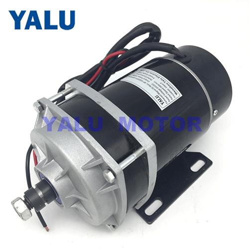 YALUMOTOR Medium Geared Brush E-Tricycle DC Motor 24V 450W MY1020ZXFH